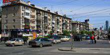Feu de circulation sur la rue de Moscou Webcam - Iekaterinbourg