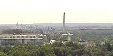 Washington Monument aus Arlington Webcam - Washington