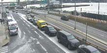 Autobahn FDR, Blick auf den Fähranleger Webcam - New York