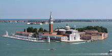 Vue de l'île de Saint-Georges - Basilique Webcam - Venise