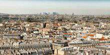 Blick auf die Stadt von einer Höhe Webcam - Paris
