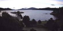 Blick auf die Phishing Bay mit Orcas Island Webcam - Bellingham