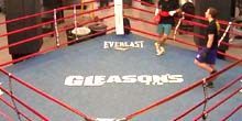 Ring de boxe dans un club de sport Webcam - New York
