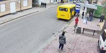 Arrêt de bus sur la rue B.Khmelnitsky Webcam - Ternopil