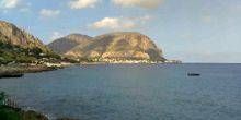 Le spiagge e le montagne di Mondello Webcam - Palermo