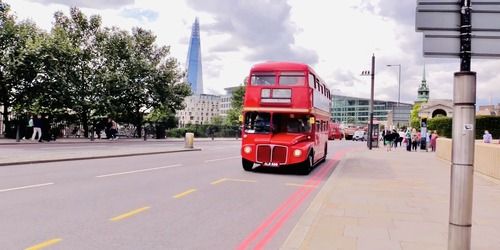 Viaggio in autobus a due piani Webcam - Londra