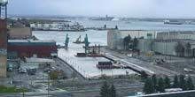 Einfahrt zum Hafen Webcam - Duluth