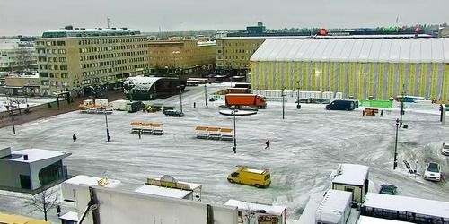 Einkaufszentrum Iso Myy. Kneipenspiel Joensuu. Marktplatz Webcam - Joensuu