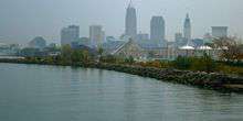 Panorama vom Eriesee Webcam - Cleveland