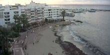 Panorama della baia di Santa Eularia Webcam - Ibiza