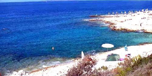 Spiaggia rocciosa a Sunny Bay Webcam - Lussinpiccolo