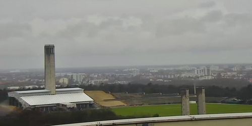 Flatowallee. Panorama della città. Telecamera rotante. Webcam - Berlino