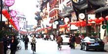 Piétons dans la rue Webcam - Shanghai