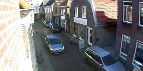 Piétons et circulation dans le centre Webcam - Zwolle