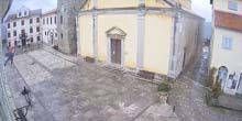 Il territorio della fortezza, la chiesa di Santo Stefano Webcam - Motovun