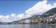 Panorama sul lungolago di Ginevra Webcam - Montreux