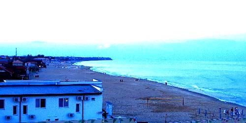 Spiagge di sabbia sulla costa del villaggio di Gribovka Webcam - Odessa