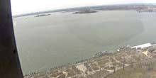 Panorama du port de New York Webcam - New York