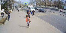 Halten Sie am Nakhimov-Platz an Webcam - Sewastopol