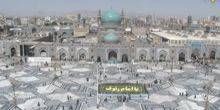 La cour d'honneur du mausolée de l'imam Reza Webcam - Mashhad