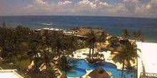 Hotel mit Pool auf der Insel Cozumel Webcam - San Miguel