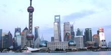 Parc Huangpu, tour de télévision Eastern Pearl Webcam - Shanghai