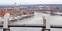 Hudson River, Green Island Bridge Webcam - Troy