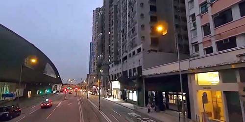Straßenbahnkamera in der Innenstadt Webcam - Hongkong