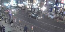 Japaner gehen in der Gegend von Shibuya einkaufen Webcam - Tokio
