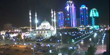 Cuore della Moschea della Cecenia Akhmat Kadyrov Webcam - Grozny