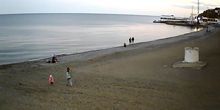 Spiaggia di ghiaia Webcam - Alushta