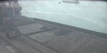 Magazzino del carbone nel porto Webcam - Chernomorsk (Illichivsk)