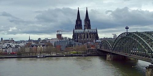 Colonia. Hohenzollernbrücke Webcam - Colonia