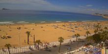 Côte avec plages de la Costa Blanca Webcam - Valence
