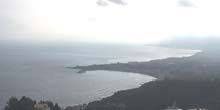 Panorama der Küste Webcam - Messina