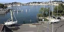 Quay con ormeggi per yacht Webcam - Lucerna