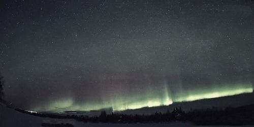 Streaming in diretta dell'aurora boreale Webcam - Kittila