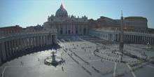 Der Obelisk auf dem Petersplatz im Vatikan Webcam - Rom