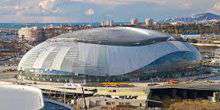 Una vista dello stadio olimpico Webcam - Sochi