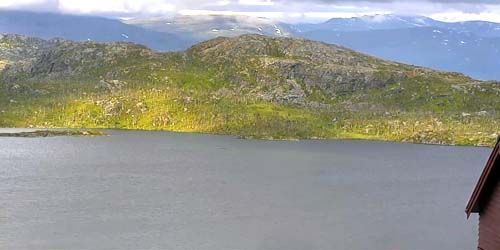 Panorama der Umgebung des Lake Wasiyaure Webcam - Bjorkliden