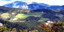 Vue panoramique sur la station de ski Webcam - Semmering
