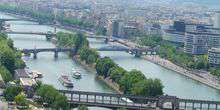 Vue panoramique sur la Seine Webcam - Paris
