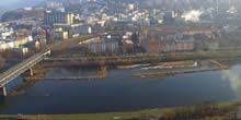 Panorama dall'alto, fiume Elba Webcam - Usti nad Labem