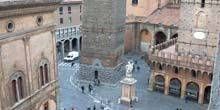 Piazza di Porta Ravegnana, due torri Webcam - Bologna