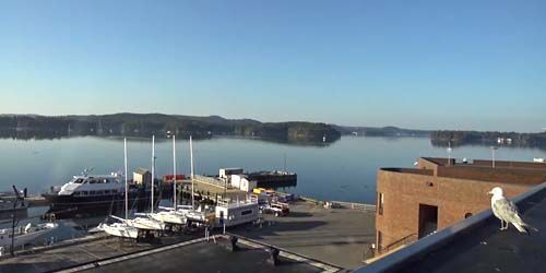 Pier in einer wunderschönen Bucht Webcam - Castina