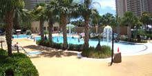 Pool im Emerald Beach Resort Webcam - Panama City