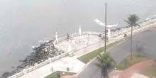 Promenade, vue d'ensemble Webcam - Santos