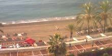 Promenade mit Stränden Webcam - Marbella