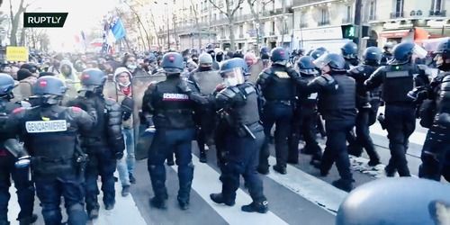 Protesta contro tessere sanitarie e vaccinazioni Webcam - Parigi