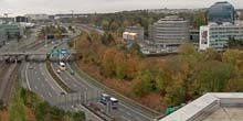 Route in der Nähe des internationalen Flughafens Webcam - Genf